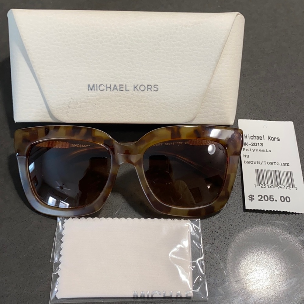 Michael Kors Polynesia Brown/Tortoise Sunglasses